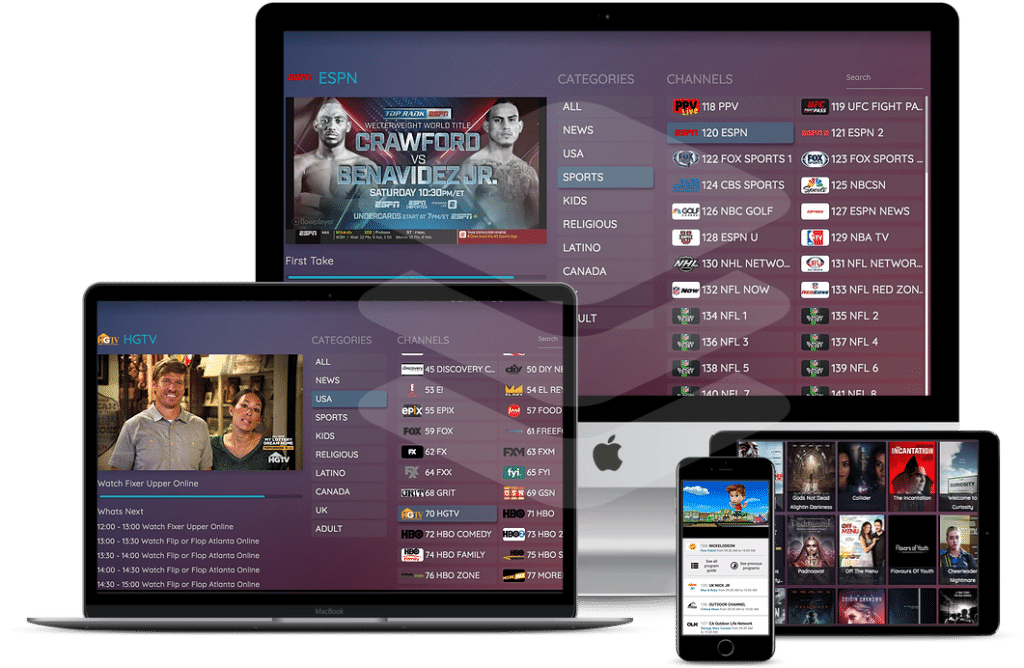 Setplex Norago IPTV Streaming Application available for various devices